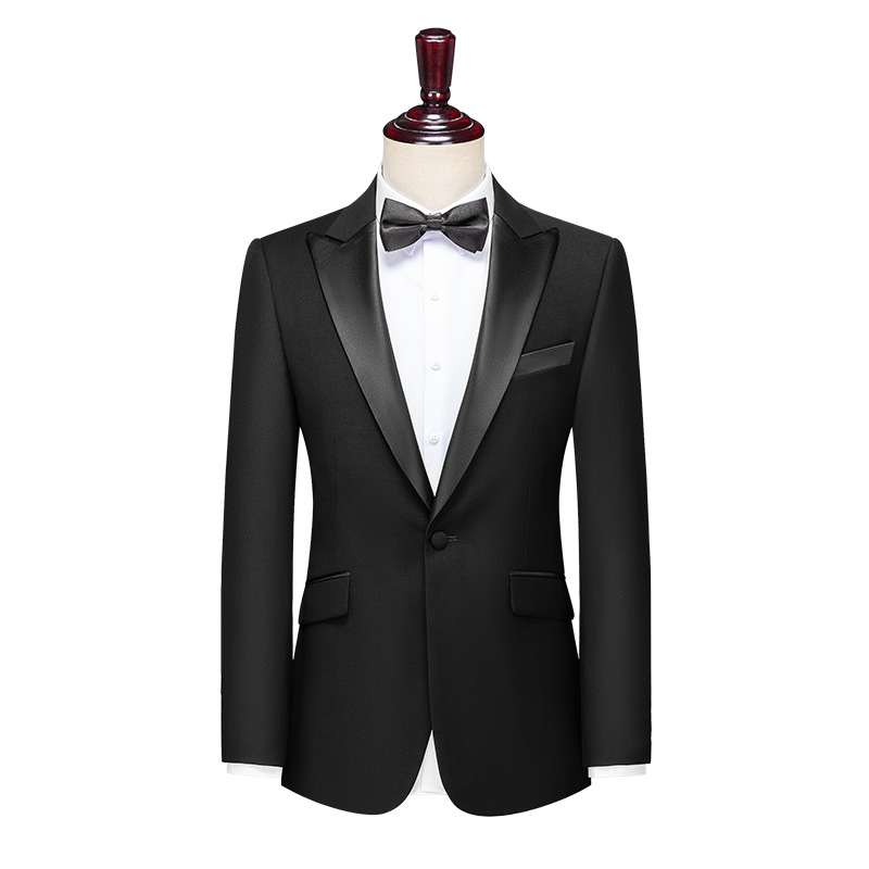 D1230Men's three-piece suit Korean style slim fit professional formal suit best man suit groom wedding dress