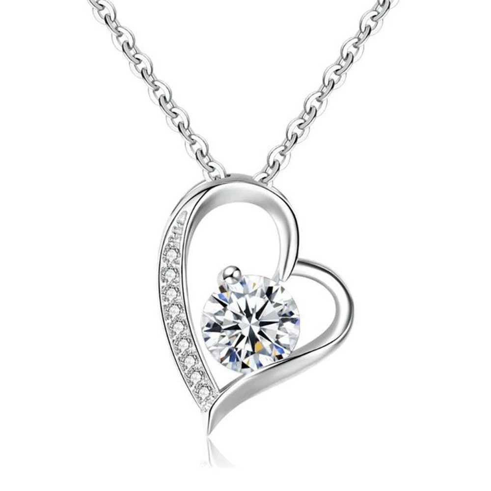 Jewelry for me a 14K gold or silver pendant necklace a romantic Christmas birthday Valentines Day gift for her wife W241230