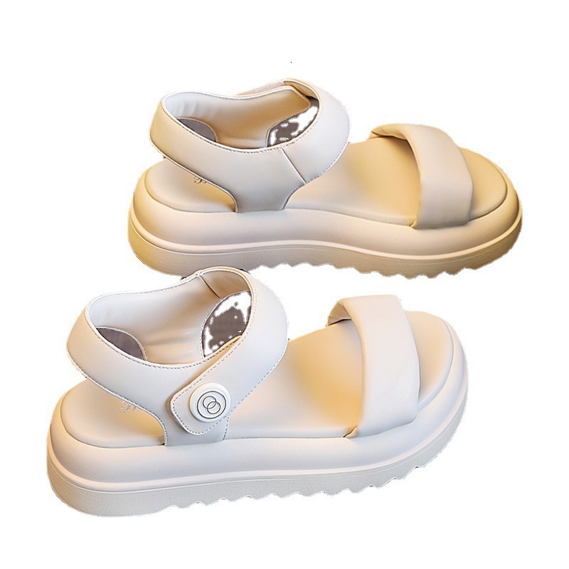 Sandals Ddmywed Roman Women S Summer New Korean Thick Sole Velcro Fashion Casual Comfortable And Trendy Beach Shoes Chinese Brand F Ddmysaturn
