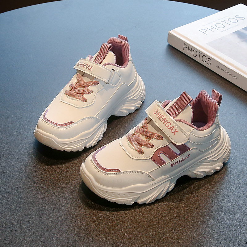 Youth Shoes Leather Comfortable Fashion Kids Sneakers Kidsnest Boys Girls Sport Toddler Shoes Sneakers For Child Sizes US9C-US4Y