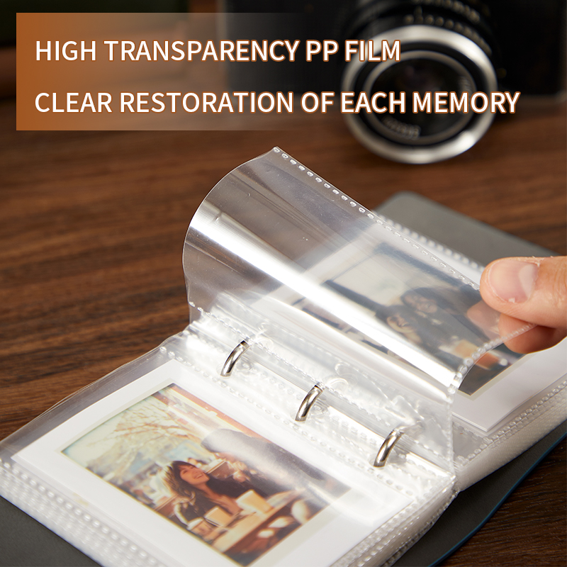 Classic Polaroid Picture Organizer - Novelty Square Album for Memorable Photos