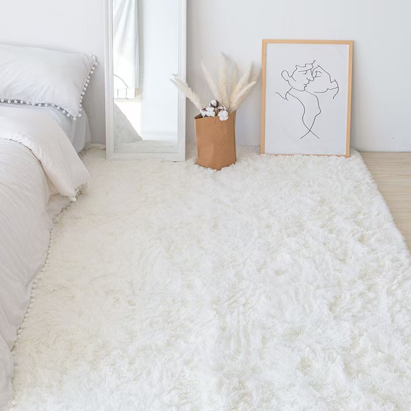 4716-55.7-BB-Beige Minimalist Carpet Comfortable Refreshing Bedroom Rug Easy Care Waterproof Rugs