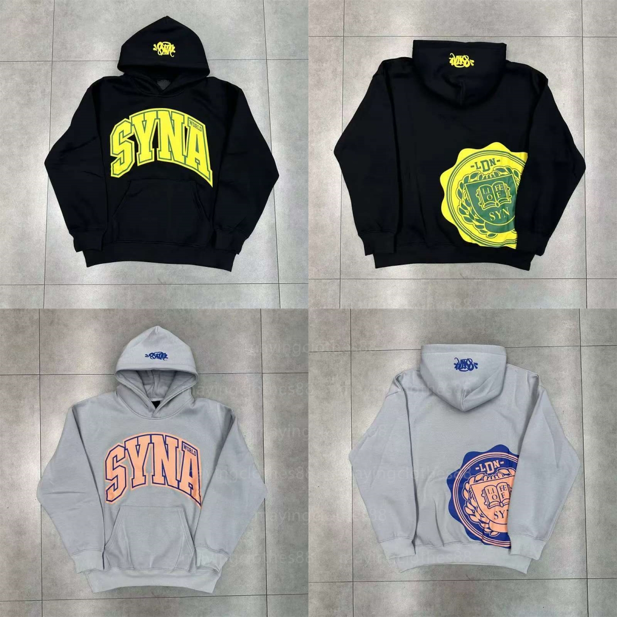 Mens Tracksuit Designer Hoodie SynaWord Sweatshirt SynaWorlds Hoodies Street Mens Women Hip Hop Tops Jogging Sweatpants Tech Fleece Fashion Trendy Brand Sport Set