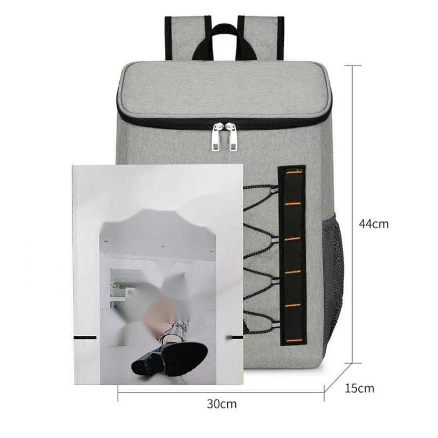 Insulated Bag Large Capacity Minimalist Backpack Oxford Cloth Lightweight Portable Insulated Inner Compartment Refrigerated Ice Pack 240920