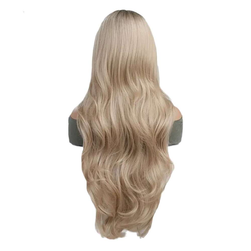 Lace Front Wig Cover T Shape Long Wave 13 * 4 T-Shaped Lace Synthetic Fiber Headband Wig T Part Wig Kq2 Kq2