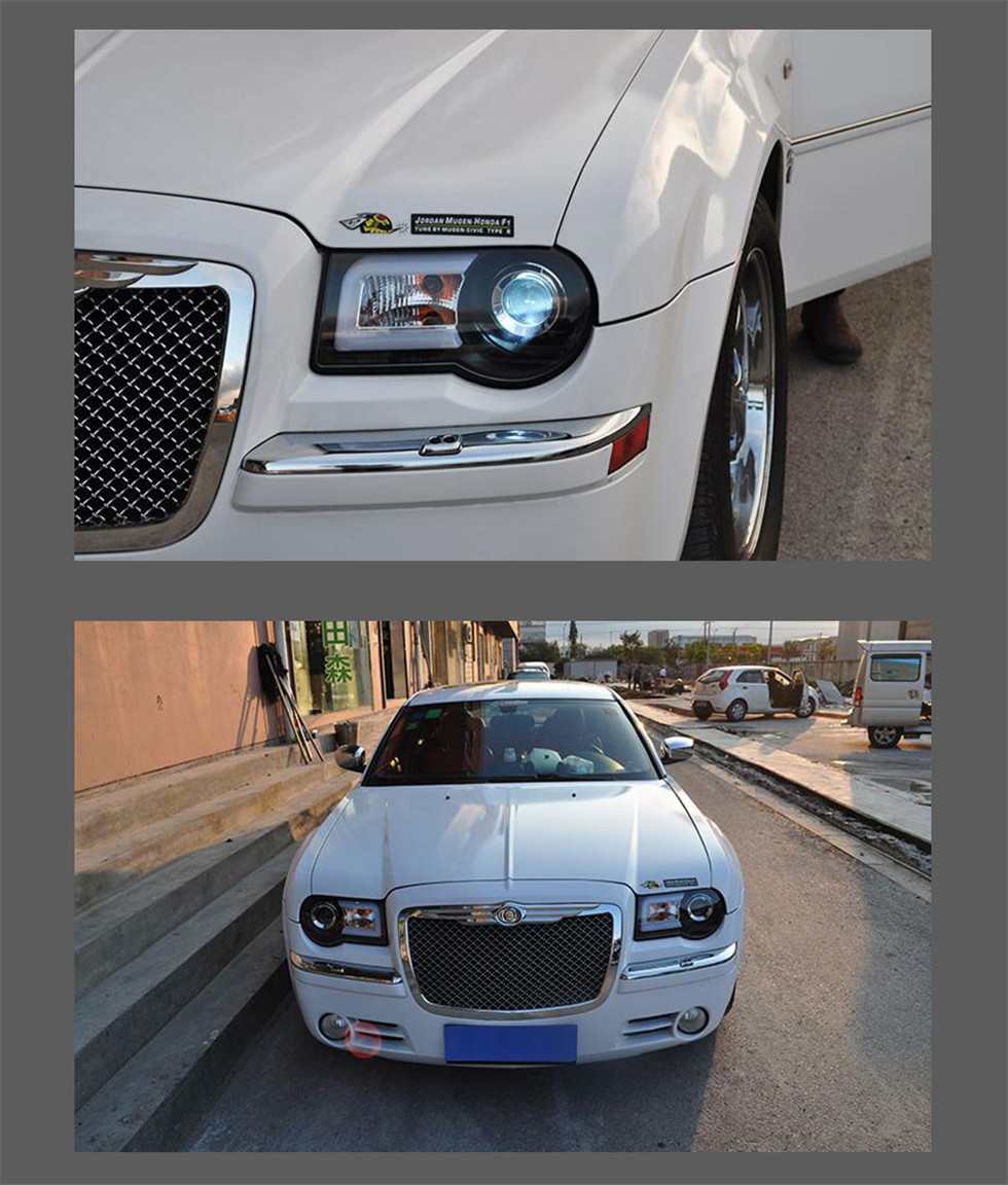 Head Lamp for Chrysler 300C Headlights 2005-2013 300C LED Headlight DRL Hid Bi Xenon Signal Headlight