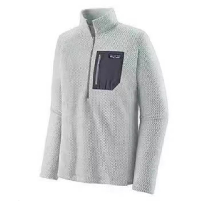 foreign trade r1 half zipper fleece autumn and winter hoodie warm jacket