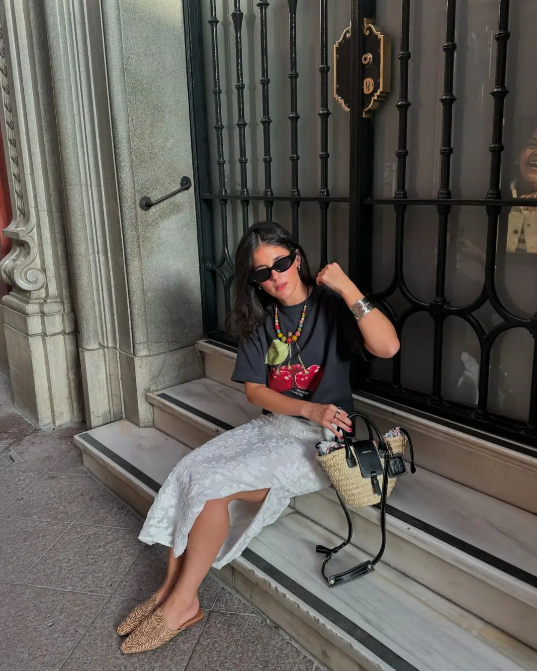 Y2k Gothic Autumn Casual Cherry Graphic T Shirts Streetwear Grunge Clothes Oversized Tops Goth Harajuku Men Women Clothing 241224