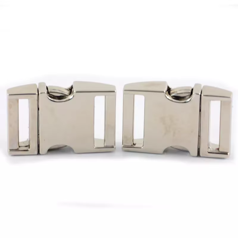 Wholesale 20mm curved dog collar metal quick release buckle