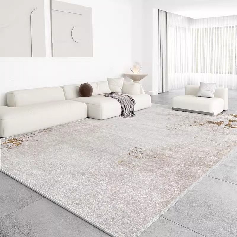 4032-395-54.99-YF-Beige Minimalist Striped Carpet Large Area Living Room Carpets Comfortable Soft