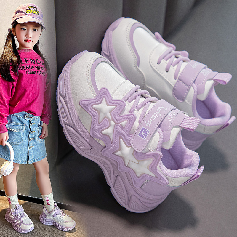 Girls Shoes 2025 Youth New Light Running Footwear Toddler Sports Jogging Trainers Happysteps Casual Kids Sneakers Sizes US9C-US5Y