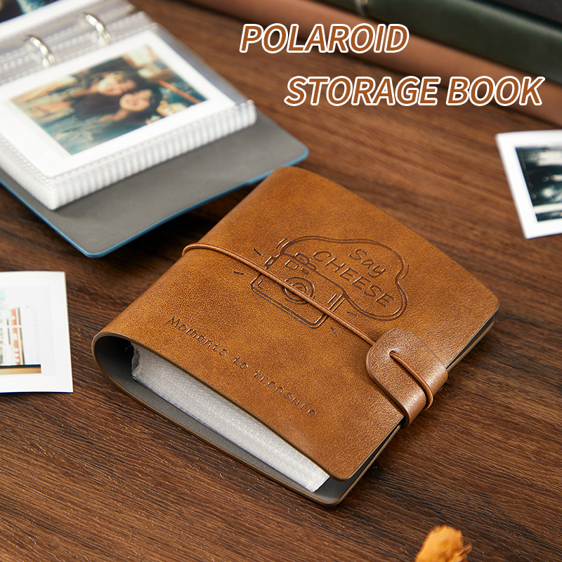 Classic Polaroid Picture Organizer - Novelty Square Album for Memorable Photos