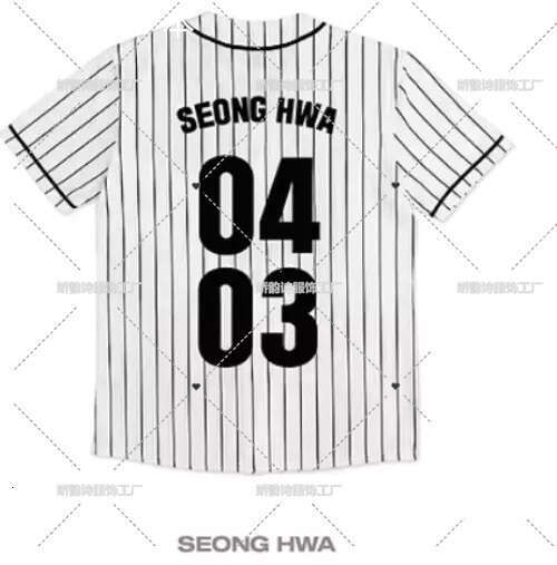 New T-shirt ateez with the same baseball jacket and short sleeved sports shirt