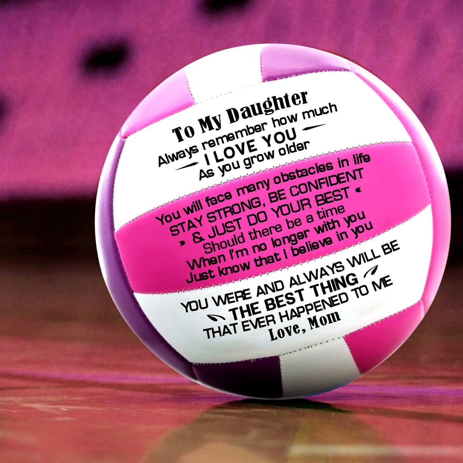 Mom To My Daughter Gifts Soft Volleyball Professional Training Competition BallBest Gifts For To Beloved DaughterXJ241230