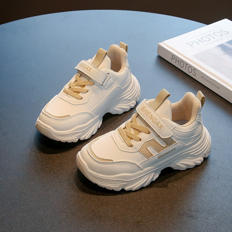 Youth Shoes Leather Comfortable Fashion Kids Sneakers Kidsnest Boys Girls Sport Toddler Shoes Sneakers For Child Sizes US9C-US4Y