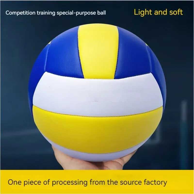 Indoor And Outdoor Standard Volleyball School Youth Soft Leather Training Competition No.5 Ball CustomizationXJ241230