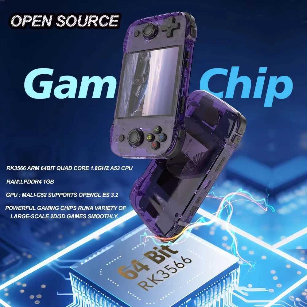 6S Retro Handheld Game Console Linux System 128G 4.0inch IPS Sn Two-player Online Game 64GB Console Retro Game R36S Z241226