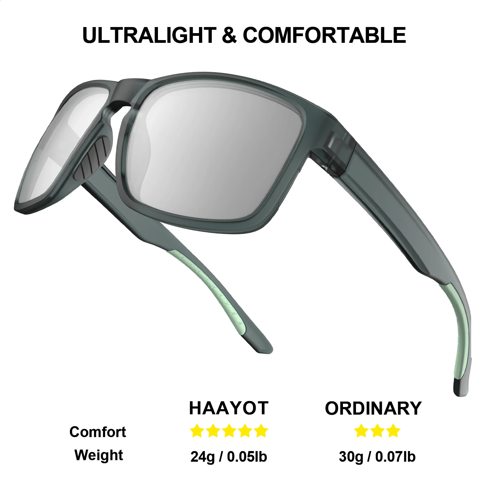 Suukaa Mens Polarized Sunglasses For Men Women Driving Travel Fashion Vintage Sun Glasses Eyewear UV400 241230