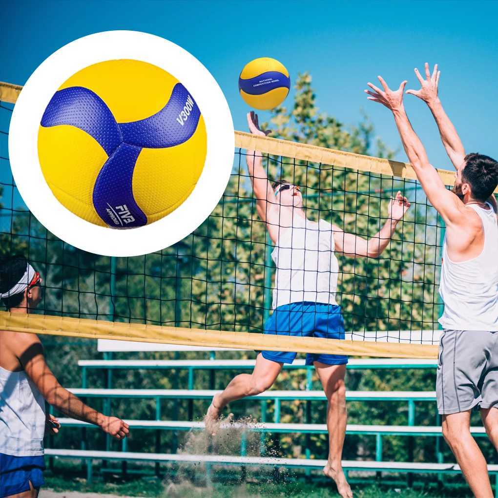 Size 5 Volleyball Soft Touch PU Ball Indoor Outdoor Sports Sand Beach Play Competition Portable Train Exercise Beach VolleyballXJ241230