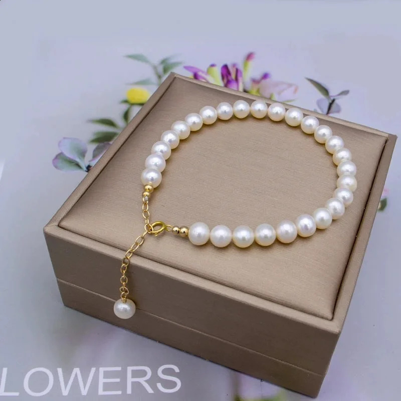 100 natural freshwater Baroque irregular pearl bracelet female n OT fashion highgrade gift 241223