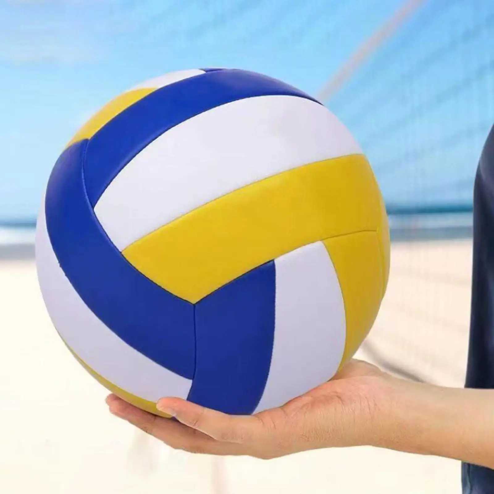 Professional Volleyball Official Size 5 Soft PVC Sports Ball Garden Backyard Pool Practice Equipment for Training CompetitionXJ241230