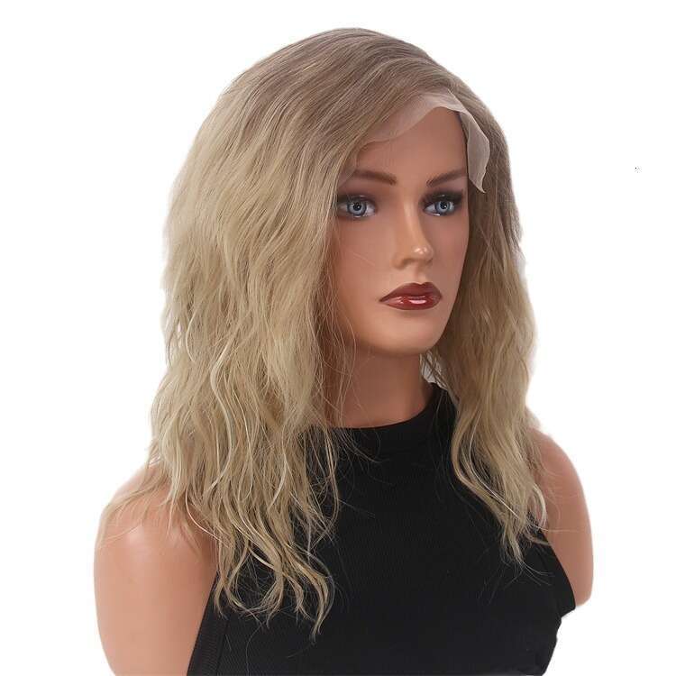 Lace Front Wig Cover T Shape Shenzhen Little Women's 613 Front Headset Full Head T-Shaped Lace Synthetic Wig Kq2 Kq2