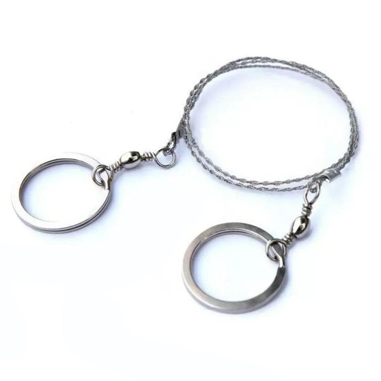 Metal diamond hand Wire Saw Emergency Camping Hunting Tool