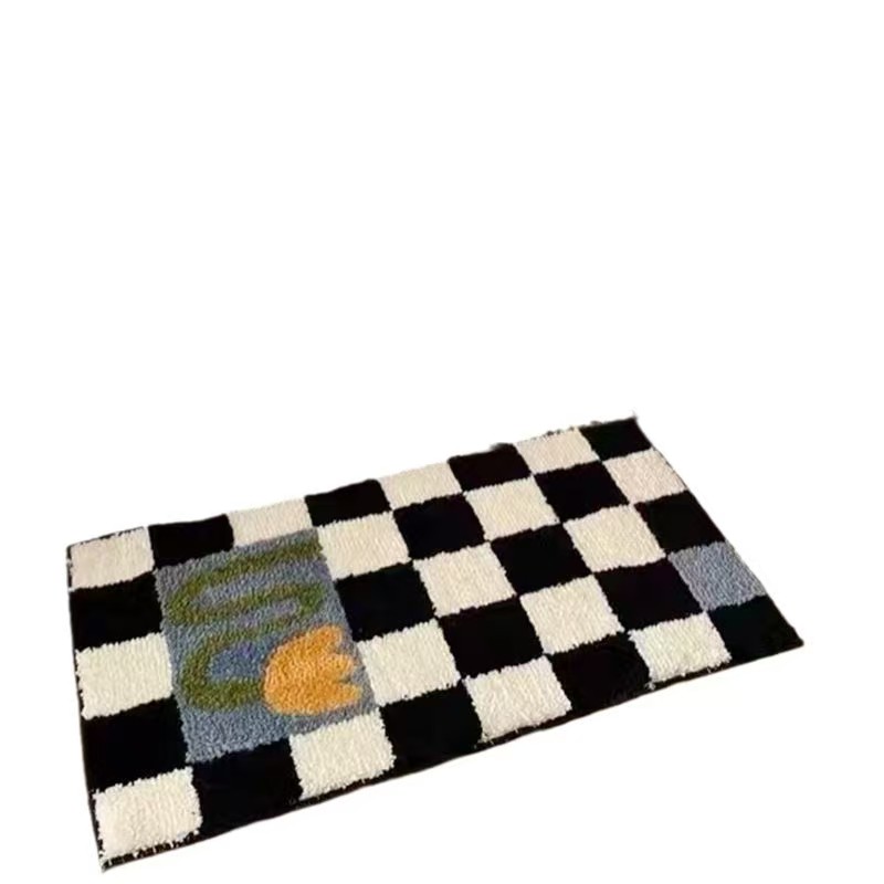 4708-58.8-BB-Beige Minimalist Carpet Comfortable Refreshing Bedroom Rug Easy Care Waterproof Rugs