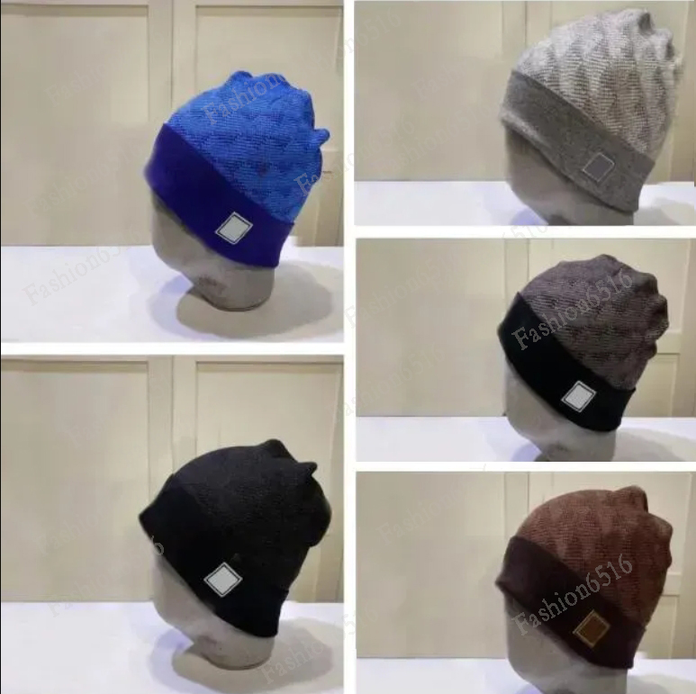 Fashion beanie hat classic wool hat tricolor striped skull cap bonnet women men autumn and winter warm hat designer ribbed hat mutze High quality black hats