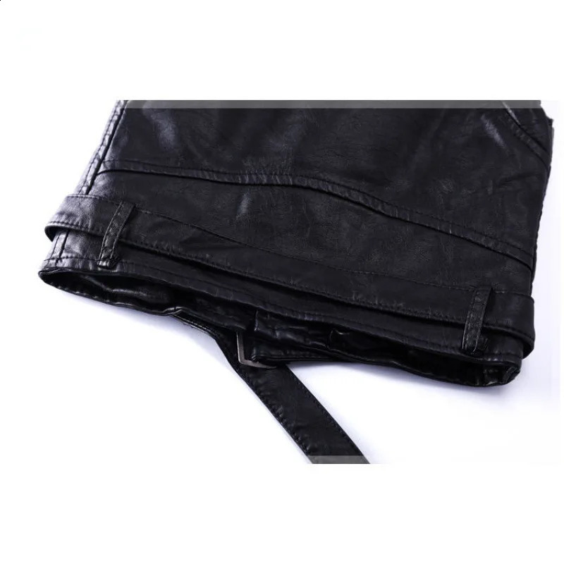 Childrens Vest For Kids Boys Vest Jacket Autumn Solid Fashion Children Waistcoat Boy PU Leather Sleeveless Outerwear Clothes 241230