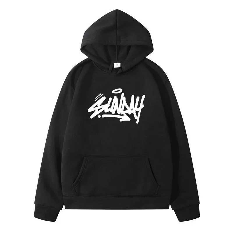 Letter Design Autumn Cotton Clothing Mens Sweaters Hoodies Y2k Hoodies New Printed Sweatshirts Street Clothing Harajuku Sweatshirts W241230