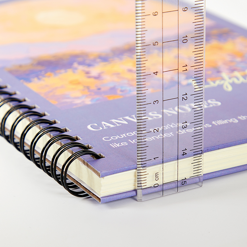 Student-Friendly A5 Pulp Spiral Notebook - Enhanced Grip & Horizontal Line Grid for Creative Writing and Drawing