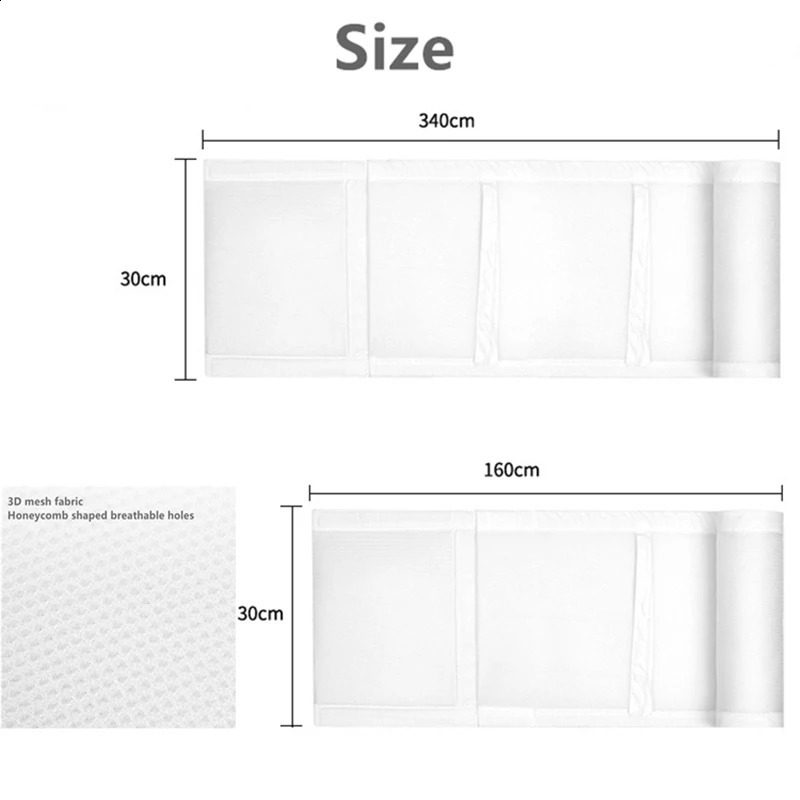 Breathable Mesh Soft Baby Bed Bumper Crib Pad Protection Bedding Baby Anti-collision Bebe Crib Protector Cot Fence Room Decor 241227
