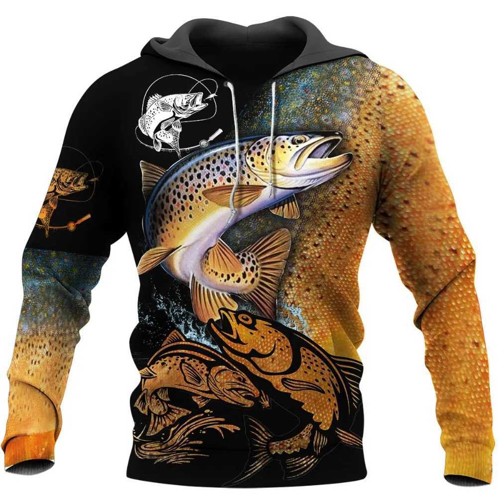 Fashionable mens hoodie cool car fishing 3D printed Harajuku sports shirt unisex casual Pullover hoodie sudadora hombre W241230
