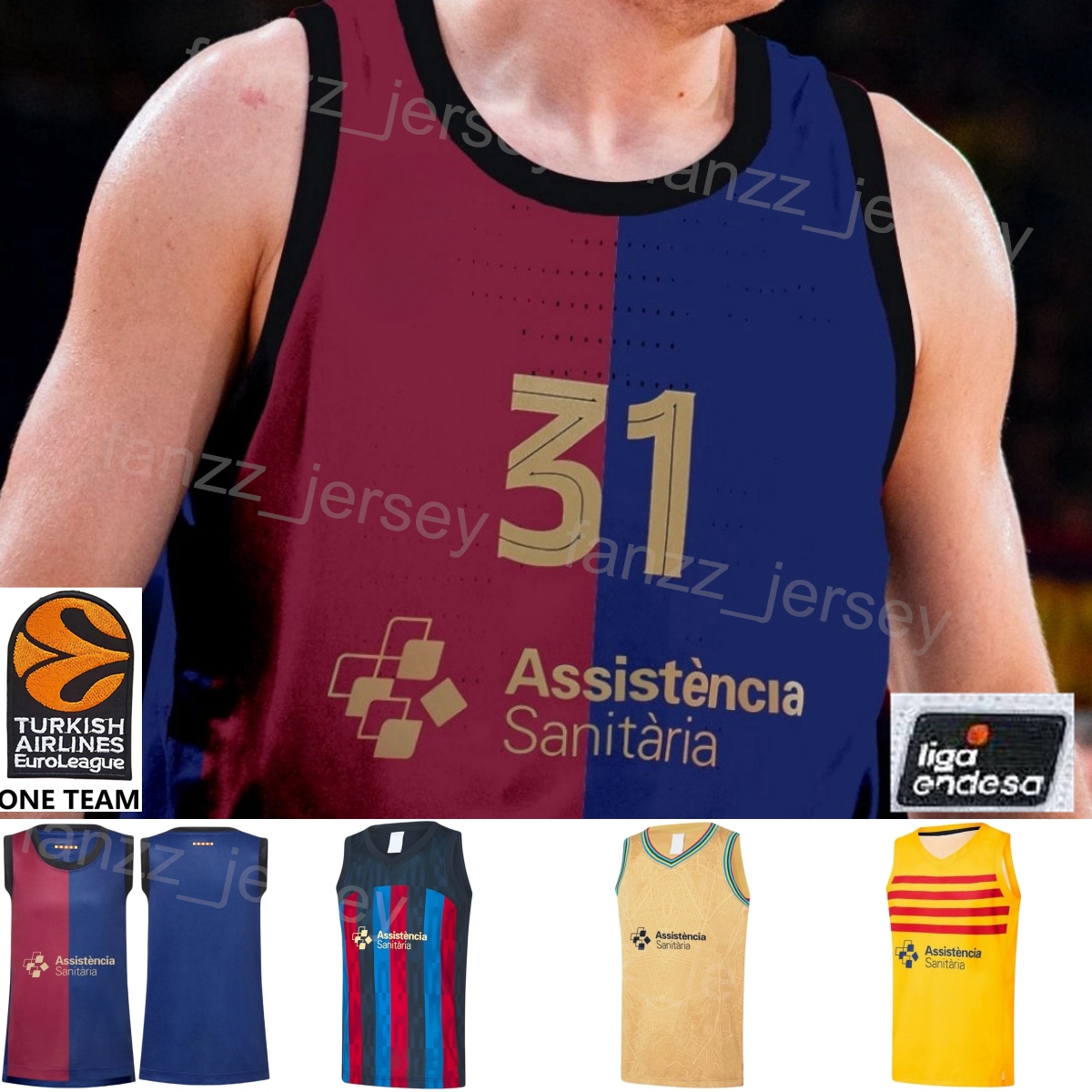 Stampa 2024-25 Lassa Basketball 33 Nikola Mirotic Jersey Baloncesto 20 Nicolas …