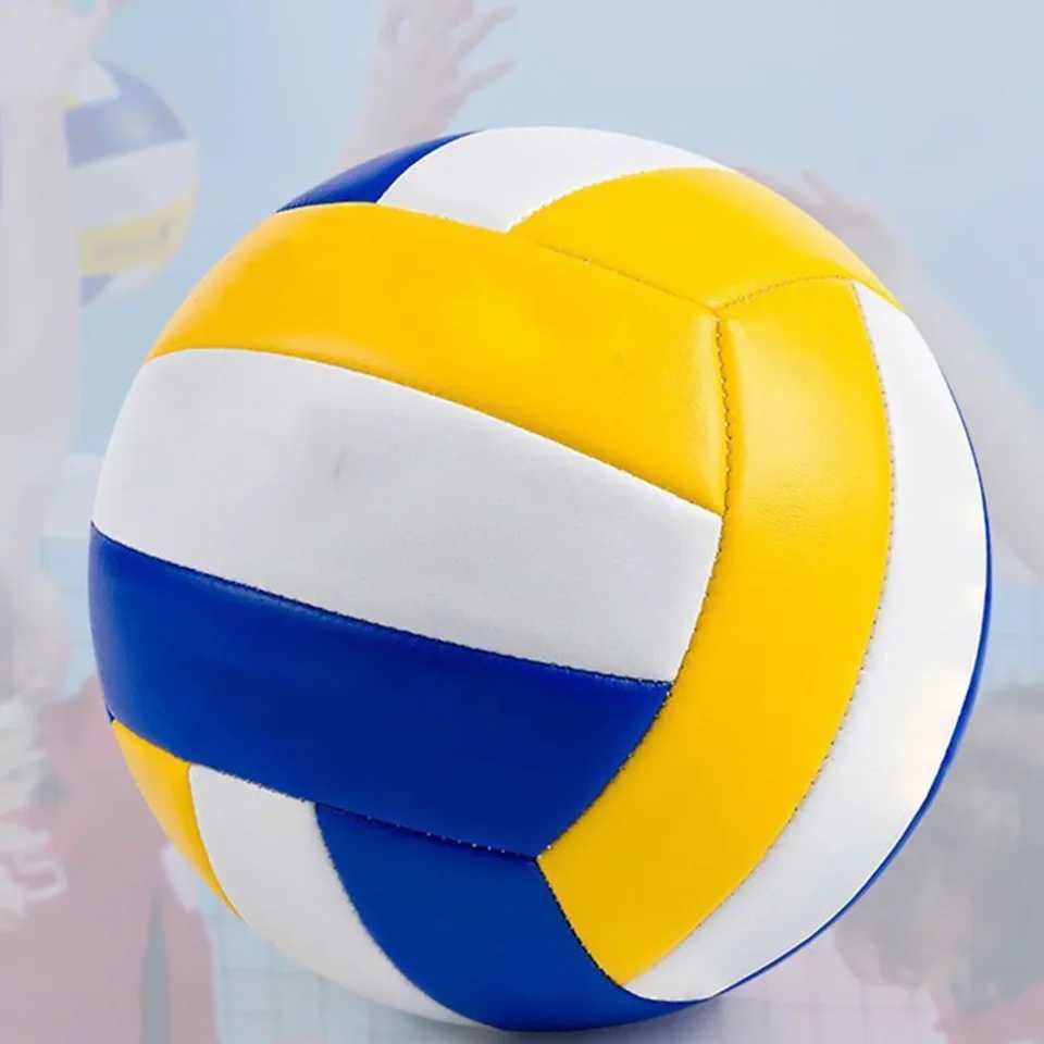 20.5cm Professional Competition Volleyball PVC No.5 Volleyball For Beach Outdoor Indoor Training Ball Machine Sewing WaterproofXJ241230
