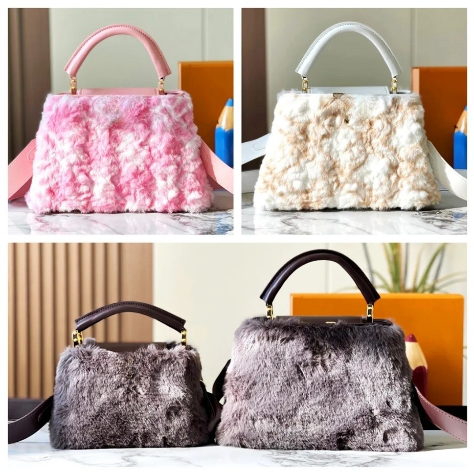 Winter Fur Plush Designer crossbody tote Women handbags Top quality Handbags Fashion Evening Shoulder Bags designer bag