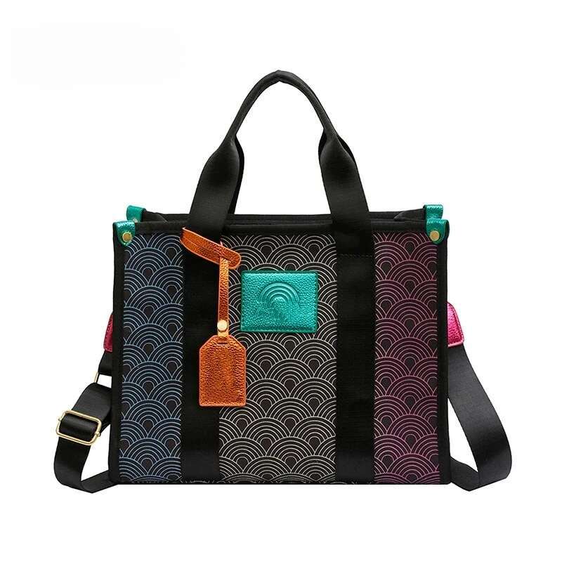 Women's Bags Handbag Fashion Canvas Tote Trend Brand Versatile Shoulder High Quality Elegant Crossbody Bag Designer Classic Handbag