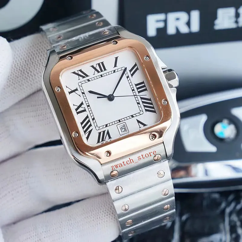 Top brand series Luxury Mechanical Watches Stainless steel watches Square automatic brand watches.