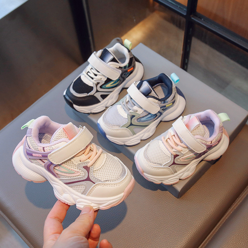 Toddler Sneakers for Children 2025 Platform Casual Sports Running Shoes Girls Students Match Color Fashion Boys Kids Sneakers Sizes US6c-US13c