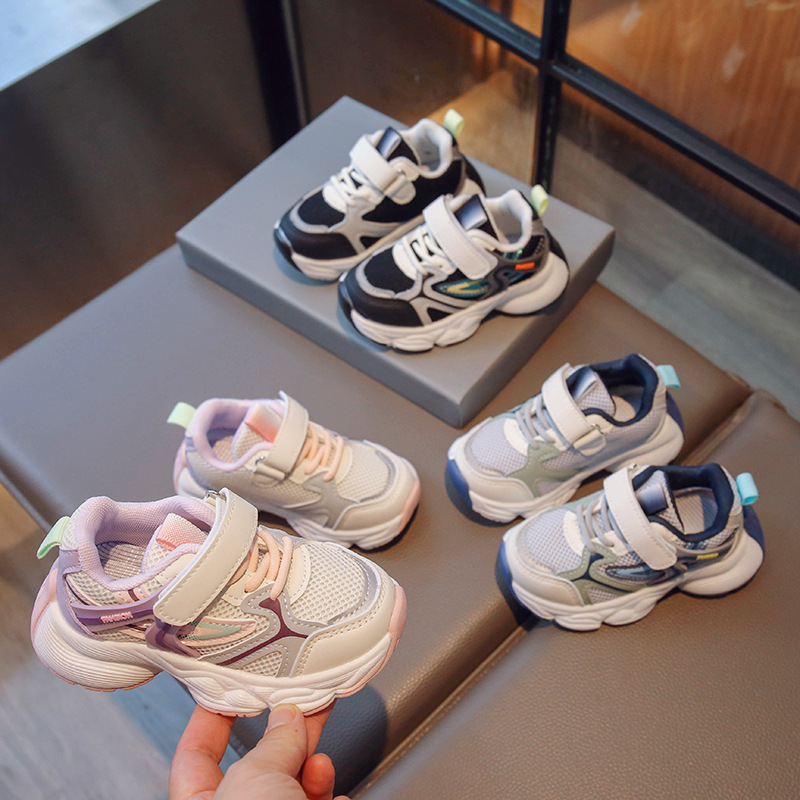 Toddler Sneakers for Children 2025 Platform Casual Sports Running Shoes Girls Students Match Color Fashion Boys Kids Sneakers Sizes US6c-US13c