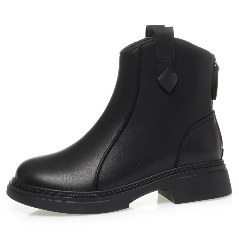 AIYUQI Women's Snow Boots Anti-Slip Warm Women Ankle Boots Large Size Winter Female Boots