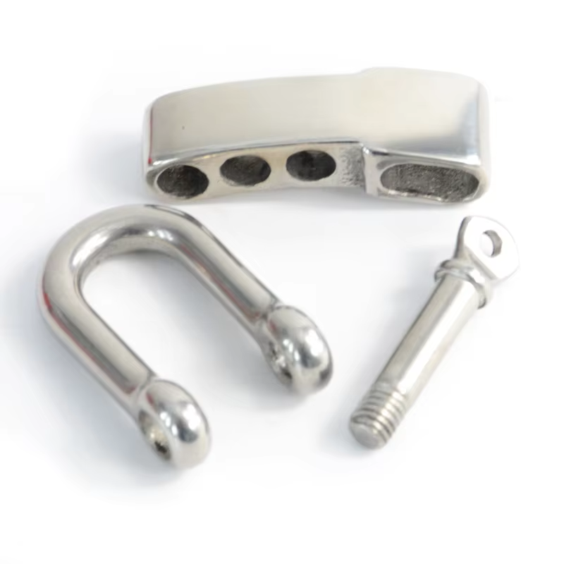 Factory custom Metal Adjustable Stainless Steel D Shackle Clasp For Paracord Bracelet