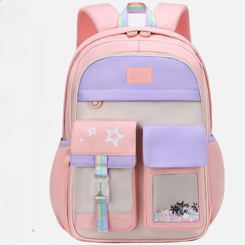 Princess Backpack teenager Schoolbag knapsack School Bags For Girls Kids Satchel Primary Orthopedic School Backpacks Children 241230