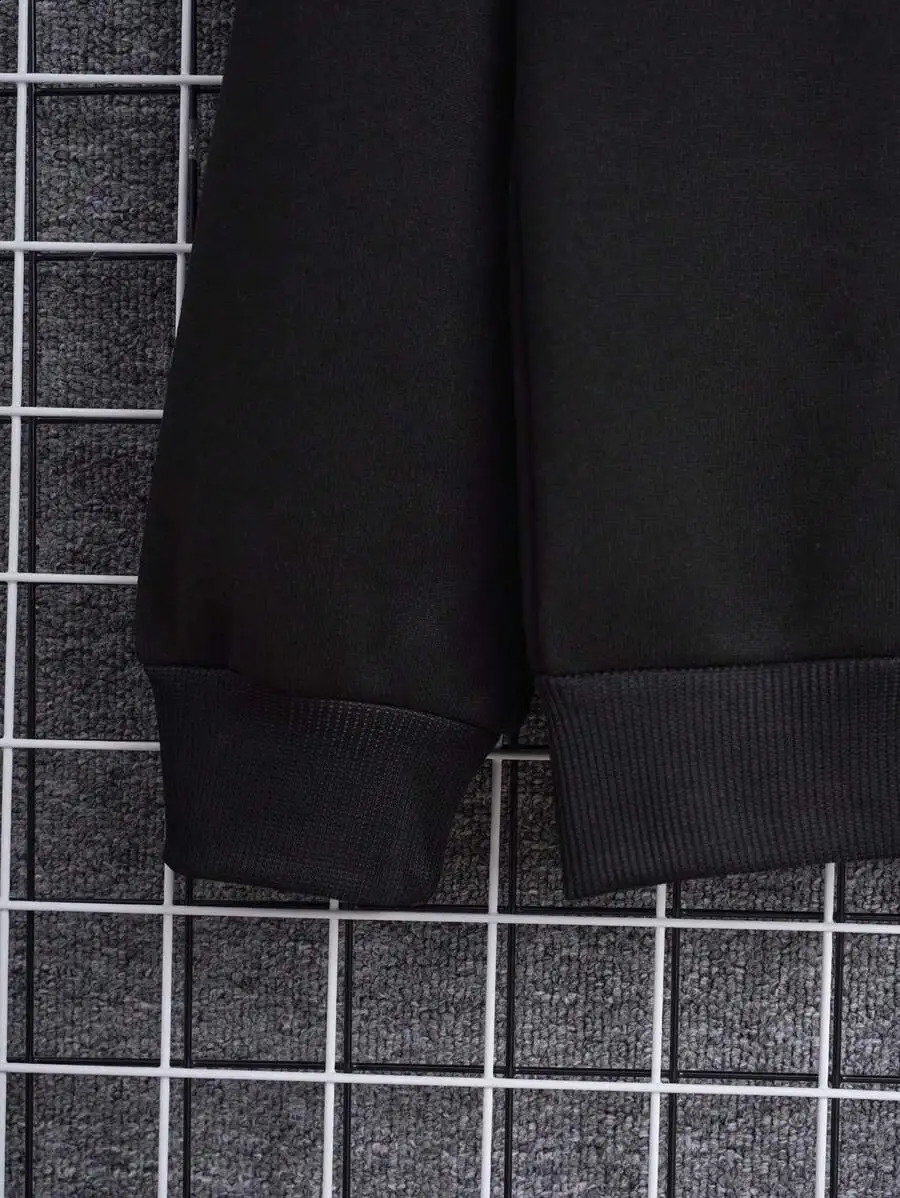 mens fashionable sweatshirt 220g breathable cotton sweatshirt mens y2k creative printed streetwear 241230