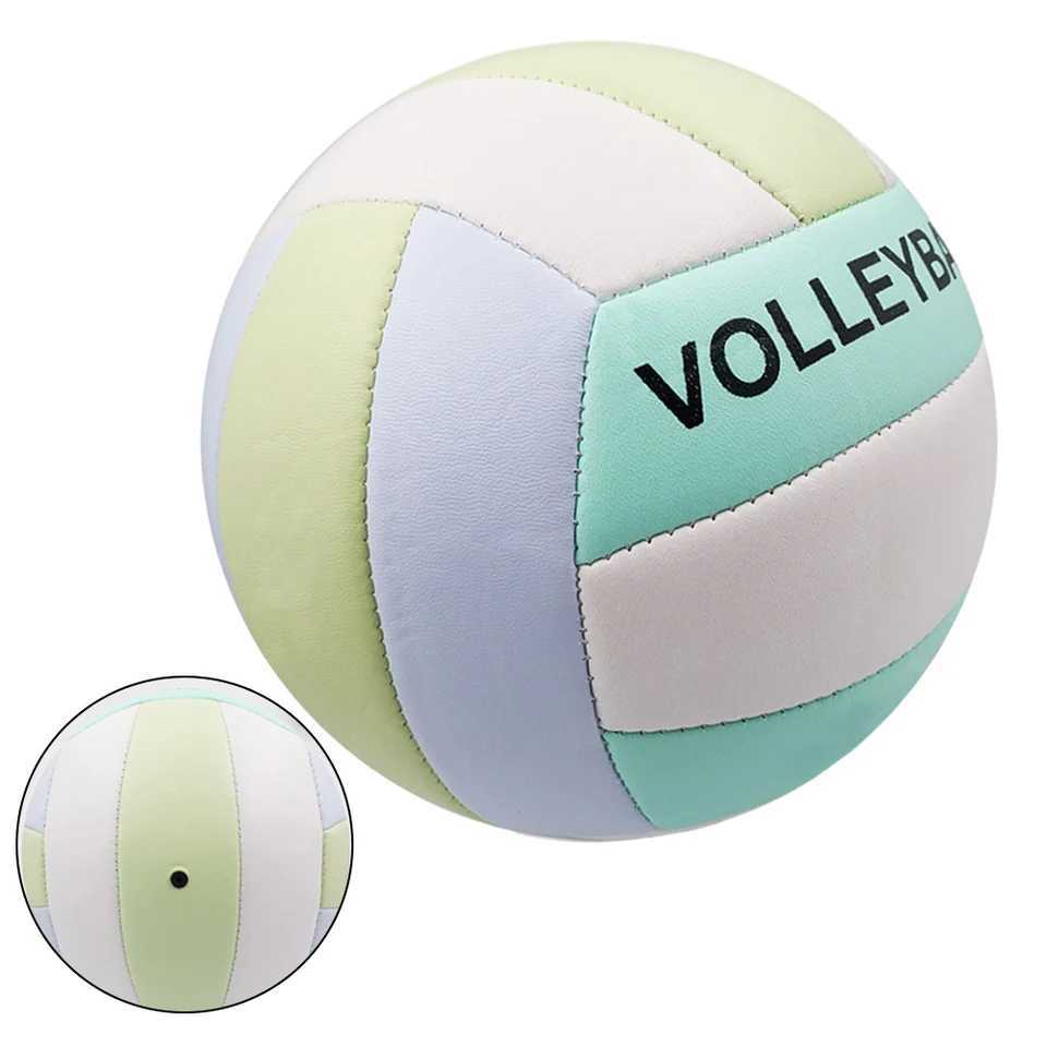 Size 5 Volleyball Hot Sale Rubber Liner 23cm Soft Non-slip Wear-resistant Beach Game Volleyball For Outdoor Indoor TrainingXJ241230