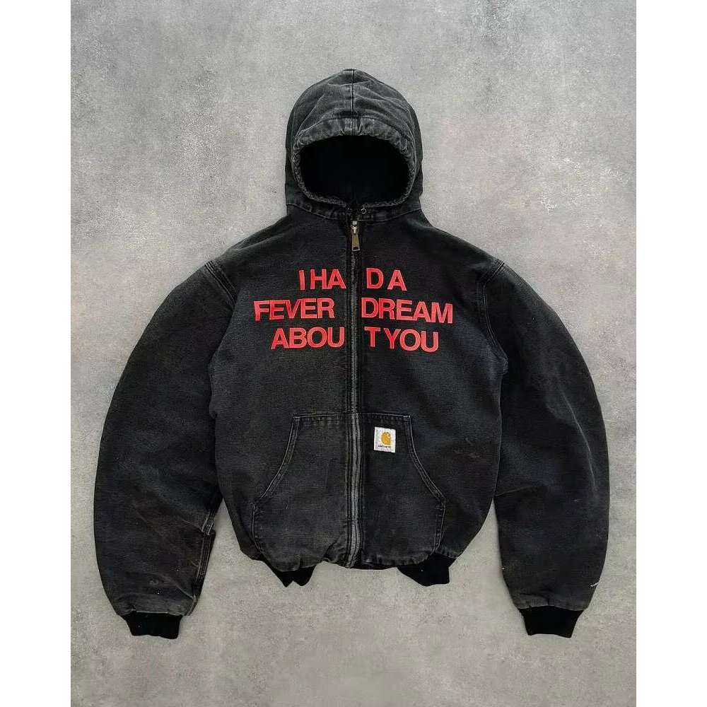 Men's Wear Retro Men Zipper Hoodie Y2k Hip Hop Trend Brand Street Wear Women Fashion Casual Loose Couple New Sweatshirt