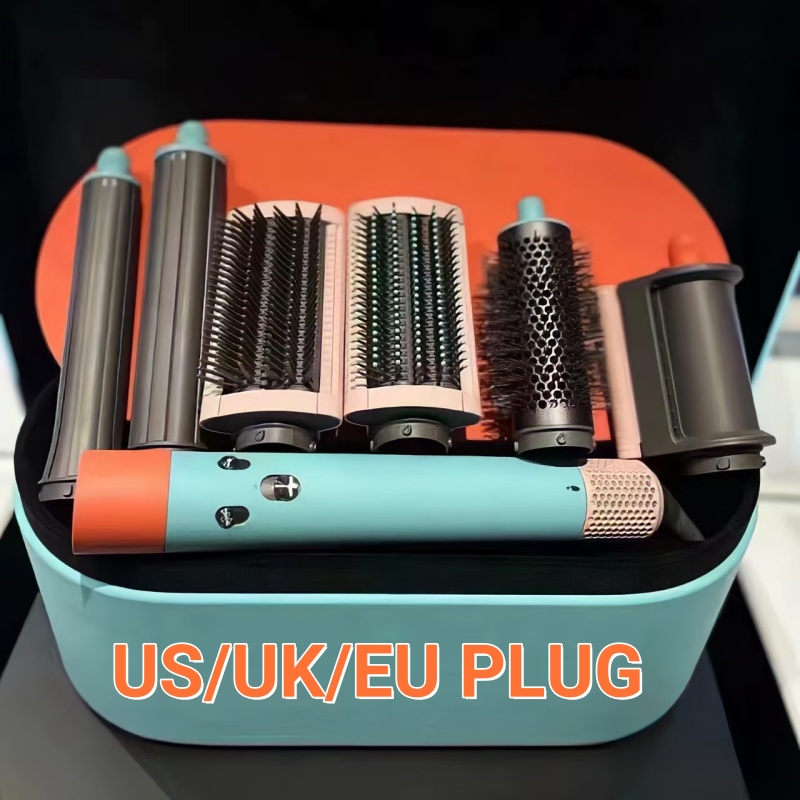 7 in 1 Negative Ion Curling Dual Purpose Multi-Functional Hair Rod Automatic Curling Rod Temperature Adjustable Professional Electric Hair Styling Tools