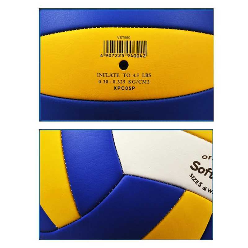Original Japan MIKASA Volleyball VST560 Size 5 PU Fabric Professional Competition Student Training PU Soft Touch VolleyballXJ241230