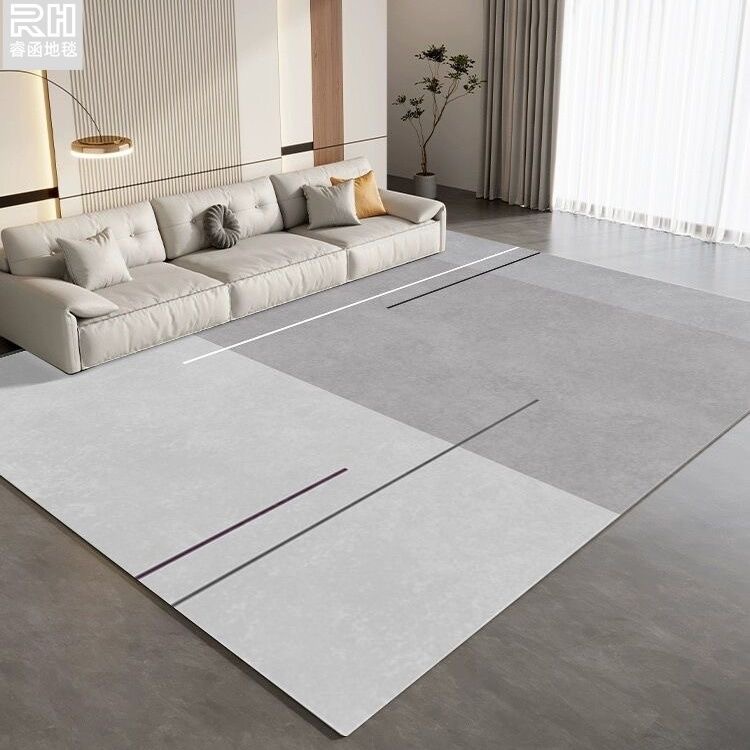 4718-58-PTX-Striped Art Carpet Elegant Large Area Living Room Carpets Comfortable